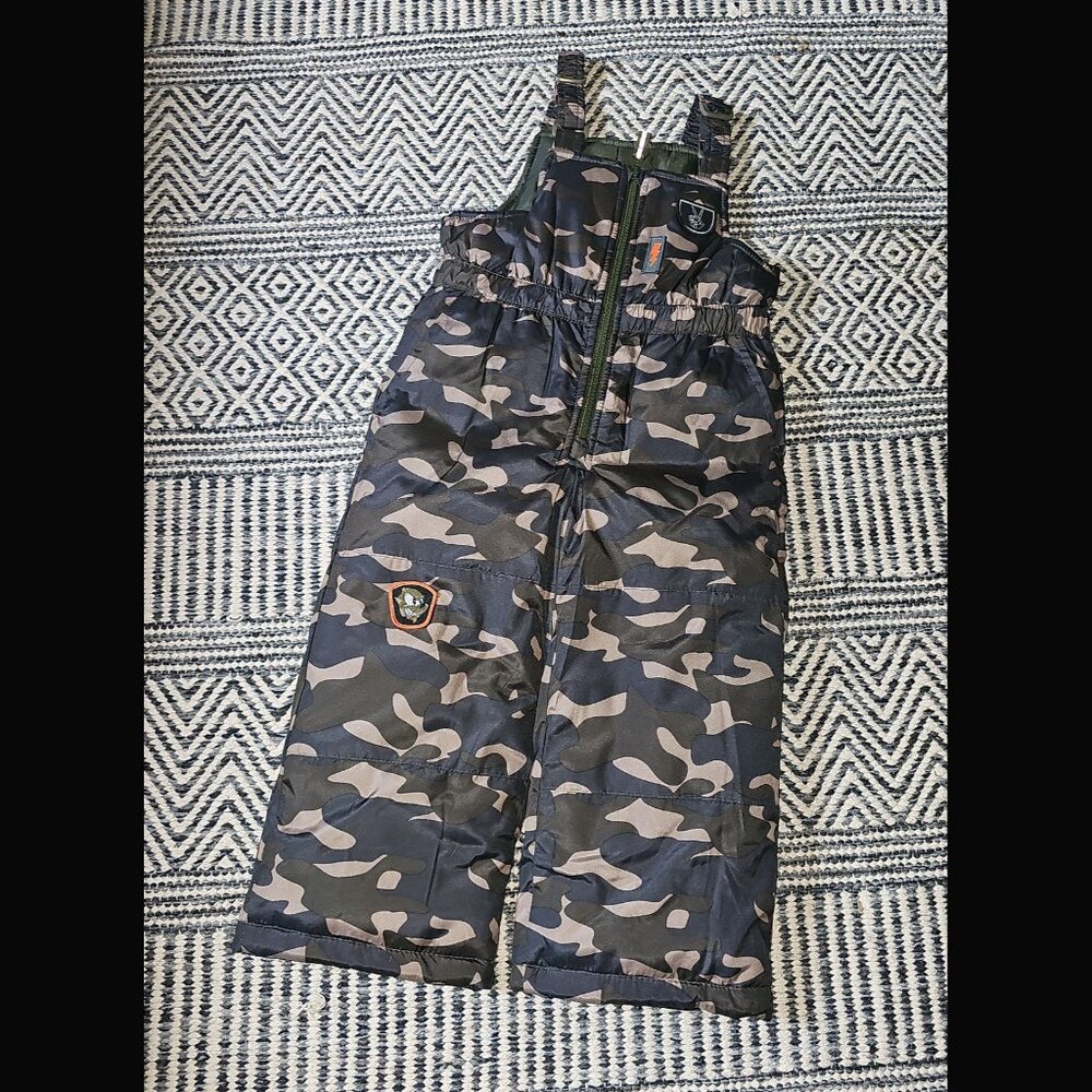 Weather Tamer Camo Winter Bibs 3T